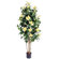 Flora Novara 42" Artificial Hibiscus Plant with Yellow Flowers