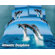 Dolce Mela Dolce Mela Atlantic Dolphins Duvet Cover Set