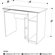 Bestar Basic 40" W Computer Work Station in Cappuccino Cherry