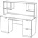 Bestar Hampton 60" W Credenza and Hutch