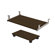 Bestar Prestige Keyboard Shelf and CPU Platform in Bordeaux and Graphite