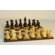 WorldWise Chess Walnut Stained Exclusive on Dark Rosewood Chess Board