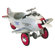 Airflow Collectibles Pursuit Pedal Plane in Silver