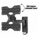 Ready Set Mount Swivel LCD Wall Mount for 13" to 37" Screens in Hi-Gloss Black