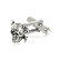 Cuff-Daddy Skull and Crossbone Cufflinks