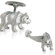 Safari Cufflinks Bear Cufflinks with Swarovski Eyes