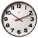 Bai Design Jumbo Wall Clock in Madison Gunmetal