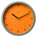 Bai Design Designer Wall Clock in Tangerine