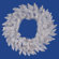 Vickerman Co. Crystal White Spruce 72" Wreath with Clear Lights
