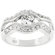 J Goodin Sterling Silver Fashion Cubic Zirconia Ring