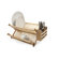 Core Bamboo Dish Rack with Utensil Holder in Natural