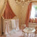 Petit Tresor Petit Ange Crib in Beige with Real Gold Leaf