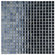 EliteTile Sable 11-3/4" x 11-3/4" Glass Mini Mosaic in Black Mirror