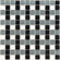 EliteTile Ambit 11-3/4" x 11-3/4" Basket Monochrome Glass Mosaic Wall Tile