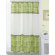 Carnation Home Fashions Caroline 100% Polyester Fabric Shower Curtain