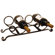 Metrotex Designs Full Moon 4 Bottle Tabletop Wine Rack