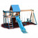 Kidwise Congo Monkey Playsystem #1 with Swing Beam in Green / Brown