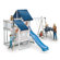 Kidwise Congo Monkey Playsystem #2 with Swing Beam in White / Sand