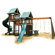 Kidwise Congo Monkey Playsystem #3 with Swing Beam in Green / Brown