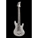 Noteables Guitar Stick Pin with Four tiny Steel Strings in Matte Silver