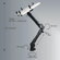 Cotytech Car Holder for iPad Clamping Ball Joint Head Extendable Arm