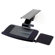 Cotytech Fully Adjustable Keyboard Mouse Tray with Coated Black