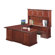Absolute Office Heritage U-Shaped Executive Desk with Hutch