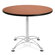 OFM Multi-use 29.5" x 36" Round Table with Chrome Plated Base