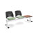 OFM Stars and Moon Three Chair Beam Seating with Table