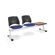OFM Stars and Moon Three Chair Beam Seating with Table
