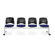 OFM Stars and Moon Four Chair Beam Seating