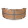 OFM Reception Furniture Double Unit Curved Station