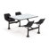 OFM 30" x 48" Group/Cluster Table and Chairs with Laminate Tops