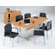 OFM Europa Convertible Armless Stack Chair