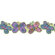 York Wallcoverings York Kids IV Flower Power Glitter Border