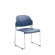Office Star Products 4-Pack Stack Chair with Black Plastic Seat and Back with Chrome Frame