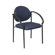 Office Star Products Stack Chair with Arms and Black Frame Quote   (special order)