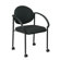 Office Star Products 13Stack Chair with Casters and Arm (Black Frame) (special order)