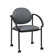Office Star Products 13Stack Chair with Casters and Arm (Black Frame) (special order)