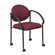 Office Star Products 13Stack Chair with Casters and Arm (Black Frame) (special order)