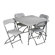 Office Star Products 5 Piece Folding Set