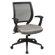 Office Star Products Screen Back Mesh Seat Task Chair with Fixed Designer Arms