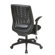 Office Star Products Screen Back Chair with Contoured Designer Back and Flip Arms