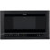 Sharp 1100W Over the Counter Microwave Oven in Black