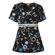 Wonderwink Banded Waist Tie Front Top