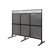 Powell Furniture Classic Seating Slipcover Display Rack in Matte Black