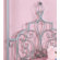 Powell Furniture Princess Rebecca Twin Size Canopy Bed in Sparkle Silver