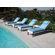 Modern Outdoor Etra Lounge Chaise Lounge with Cushion