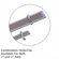 Marsh .5Map Rail Accessories - Combination Hook/Clip (Qty. 4)