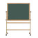 Marsh Freestanding Reversible Boards - Both sides Deluxe Steel-Rite Chalkboard - Oak Frame